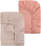 SEVDO 2 Pack Muslin Crib Sheets for Boys Girls 52"x28", Organic Cotton Fitted