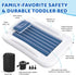 60 Inches Cozy Set Inflatable Toddler Travel Bed - Portable Toddler Bed for Travel with Safety Sides - Kids Air