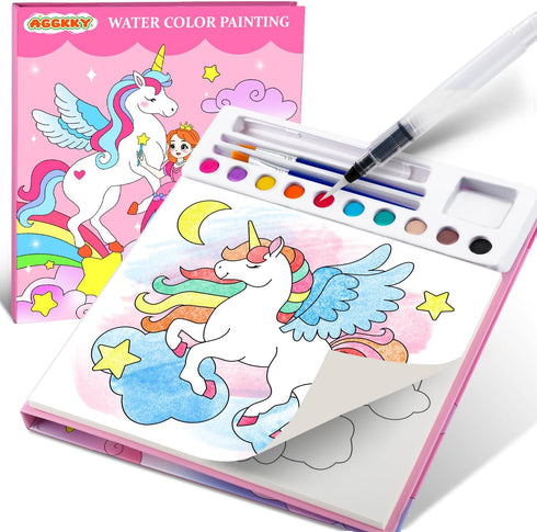 AGGKKY Paint with Water Coloring Books for Kids Toddlers Mess Free Watercolor