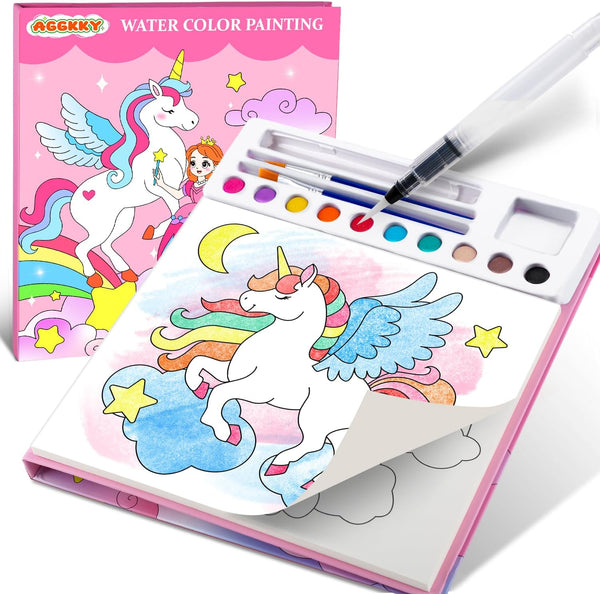 AGGKKY Paint with Water Coloring Books for Kids Toddlers Mess Free Watercolor