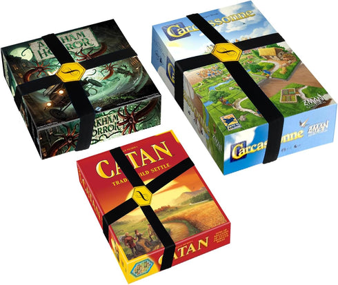 Board Game Box Elastic Bands - Keep Tabletop Games Closed and Protected During Travel & Storage (Set of 5)
