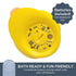 Floating Duck Bath Thermometer for Babies - Instant Digital Water & Room Temperature Reader