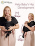 Momcozy 8-35lbs, 30-47inch, Adjustable Buckle Baby Wrap Carrier Cooling Air-Mesh, Easy to Wear Baby Carrier Sling, Baby
