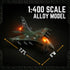 1:400 Pullback Diecast Fighter Jet Toy Military Falcon Replica Model - Scale Airplane Metal Alloy Aircraft Vehicle