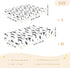 miaozhen 1 Pack 52x28 Cotton Baby Crib Sheets for Boys Girls Comfy Breathable Shark Silhouette Black and White Crib