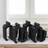 Sinbana 4pcs W4, Multifunctional Side Hooks Compatible with Wonderfold Wagon Black Side Hooks Space-Saving Travel
