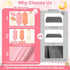 Sublaga 31x31 Inch 12Pcs Set, 3 32x32 9 Baby Hooded Towels, Baby Towels and Washcloths Soft and Absorbent Baby Bath