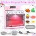 Playset, Set 11 Set 3+ PLAY Toy Oven Kids Kitchen Kids Play Kitchen with Accessories, Realistic Cooking Sounds Lights