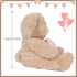 My OLi 7” Plush Teddy Bear Stuffed Animal with Pink Heart, Gifts for Mom, Beige