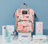 Ybberik Backpack Diaper Bag with Insulated Pockets, Stroller Straps, Large Baby Diaper Bag, Water Resistant Baby Bags