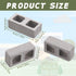 50 Packs Miniature 1/12 Scale Mini Bricks Concrete Dollhouse Accessories for Garden Kitchen Landscaping DIY