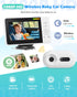 Elzeeo 1080P 360 Wireless Baby Car Camera with Upgraded Auto Night Vision, HD Car Baby Monitor with Adjustable, Easy