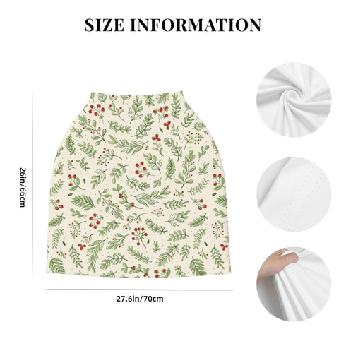 Schgap Floral Baby Car Seat Covers Canopy Nursing Cover Breastfeeding Baby Carrier Cover Stretchy Carseat Canopy