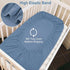 2 Pack 28"x 52"- Muslin Crib Sheets for Boys & Girl- Neutral Breathable Cotton Crib Mattress Sheets Fitted for Standard