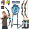VROGTIK 2 Pack Kids LED Archery Set with Standing Target, 20 Suction