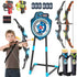 VROGTIK 2 Pack Kids LED Archery Set with Standing Target, 20 Suction