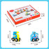12 Set 1 Set Wondertoys PCS Wooden Number Train Toy Includes Engine Cars for Toddlers Boys and Girls, Compatible