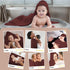 100% Hooded Baby Towels for Newborn, Absorbent Cotton Muslin Baby Bath Towel for Boys and Girls, Baby Towels with Hood