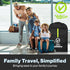 V VOLKGO Large Stroller Bag for Airplane, Large Cover for Airtravel, Jogger & Umbrella Stroller Cover for Travel - Fits