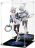 Acrylic Display Case for Collectibles Assemble Clear Acrylic Display Box with Mirrored