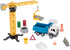 62pc Playset 3 Set (62pc) Driven by Battat Construction for Kids Toy Dump Truck & Accessories Pretend Play Toy Crane