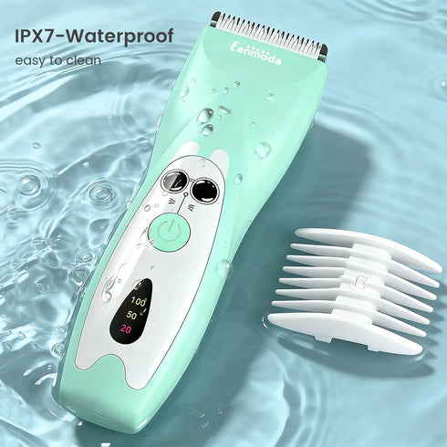 Trimmer Baby Hair Clippers, Coldless Quiet Hair Shaver for Toddler Children with Autism, Waterproof Rechargeable
