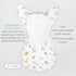 Amazing Baby Transitional Swaddle Sack with Arms Up, Half-Length Sleeves, Mitten Cuffs, Medium, Tiny Elephants
