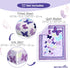Set 3 Sets Sets Wowelife Butterfly Crib Bedding for Girls Piece Baby Girl Bedding Purple Nursery Crib Newborn, Infant