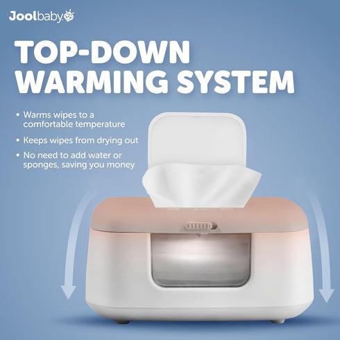 Jool Baby TinyBums Wipe Warmer & Dispenser with LED Light - Gray