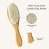 Natural Goat Hair Cradle Cap Brush with Bamboo Handle for Baby Care