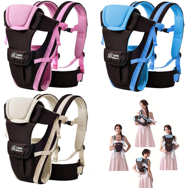 CdyBox Adjustable 4 Positions Carrier 3D Backpack Pouch Bag Wrap Soft Structured