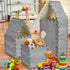 16 3/8-Inch Tebery Pieces Printed Wood Grain Interlocking Floor Tiles Thick EVA Foam Grey Puzzle Floor Mat