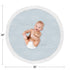 Tummy Sweet Jojo Designs Blue Clouds Boy Baby Playmat Time Infant Play Mat - Slate and White Cloud Sky for Vintage