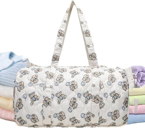 Generic 48cm, Quilted Duffle Bag, With Thoughtful Quilted Fabric, B Aby Hospital Bag, Maternity Hospital Carrier