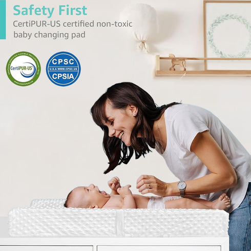 YENING 23 13 Small Changing Pad Mini x with Washable Cover Waterproof Baby Diaper Changing Pad for Dresser Table Pad
