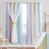 NICETOWN Nursery Curtains for Kids Bedroom, Star Cutout Girls Room Solid Room