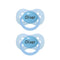 Precious Gift Company Personalized Pacifier with Name Blue, Available in 2 Pack - 6 Pack