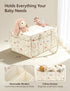 DADADEER Baby Diaper Caddy Organizer, Portable Nursery Storage Basket for Newborn Essentials, Changing Table & Car
