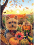 Bits and Pieces 500 Piece Jigsaw Puzzle - Pumpkin Sunrise Yorkie - 18" x 24" - 500 pc Puppy Dog Fall Autumn