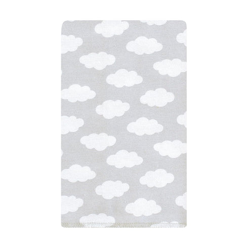 Hudson Baby Unisex Flannel Burp Cloth 10pk, Teal Elephant, One Size
