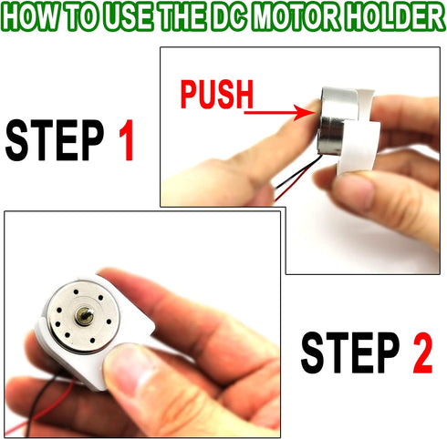 EUDAX Mini Generator Motors, 3V-12V DC Motor for DIY Toys Wind Turbine Generator Model