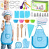 LovesTown Kids Cooking and Baking Sets, 32PCS Play Kitchen Accessories Pretend Play