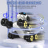 8WD 2.4GHz Programmable 3 4 5 6 7 8 Paaxido Stunt RC Car Robot Dog Toys, Remote Control Car Dog Toys with LED Eyes