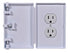 Baby Toddler Electrical Safety Cover Guard for Home and Business, Traditional Outlet (1 Count, White) - Pet Resistant,
