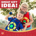 Ultimate Dodgeball Game for Kids, 2-Player Toy Set with 2 Vests, 6 Dodge Balls, Birthday Gift