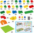 Marble Run Race Track, 176 Pcs for Kids 4-8, Classic Building Blocks, STEM Learning Toys for Boys Girls 3-8+