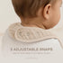 Pack 8 Set Comfy Cubs Muslin Bibs for Babies, of - Soft and Highly Absorbent, Feeding, Drool and Teething Bib