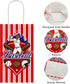 chiazllta 12 Pcs Baseball Party Treat Bags, Kids Boys Girls Gift Candy Goodie Snack Favor Bags for Sports Game