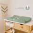 2-Pack lulumoon Muslin Changing Pad Cover: Soft Breathable Cotton Boho Forest Print for Baby Boys - Nursery & Baby