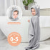 FUBANRAY 4-Pack 0-5 Set 50'' 32'', Hooded Toddler Bath Towels for Boys Girls Years, Absorbent Baby Bath Towel Thick x